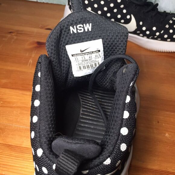 Nike Hyperfr3sh Premium Polka Dot Mens Shoes Size 8.5 Sneaker Black White 805898 - Picture 7 of 10